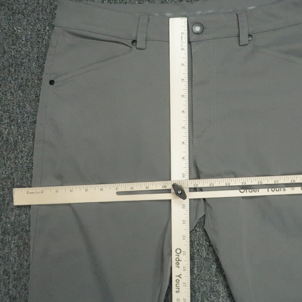 Myles Pants Mens Large Gray Performance 5 Pocket Technical Fabric Stretch 34x32 - Picture 9 of 12